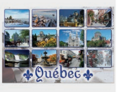 CARTES POSTALES 12 VUES QUÉBEC
