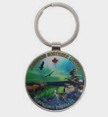 PORTE-CLEFS MÉTAL AURORES BORÉALES