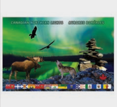 CARTES POSTALES AURORES BORÉALES