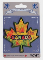 PIÈCE THERMOCOLLANTE FEUILLES D'AUTOMNE