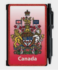 BLOC-NOTES ARMOIRIES CANADA