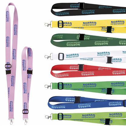 Produit promotionnel 1" Adjustable Polyester Lanyard