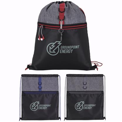 Produit promotionnel Stand Alone Drawstring Backpack