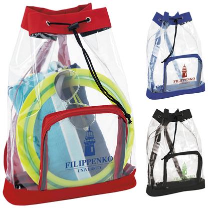 Produit promotionnel Clear Cinch Backpack