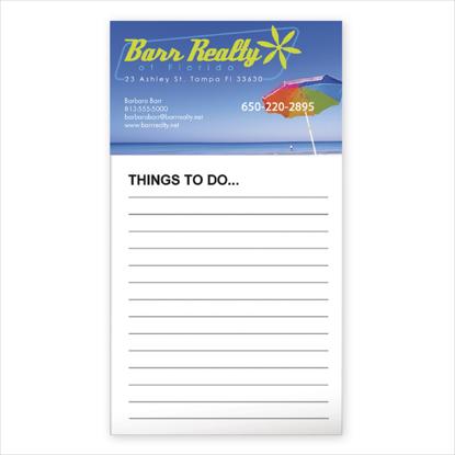 Produit promotionnel Business Card Magnet with 50-Sheet Notepad