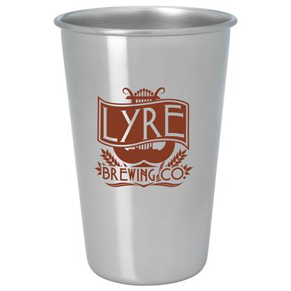 Produit promotionnel Stainless Pint Glass - 16 oz.