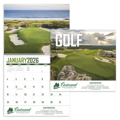 Produit promotionnel Golf Calendar