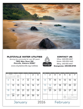 Produit promotionnel Scenes of America Calendar