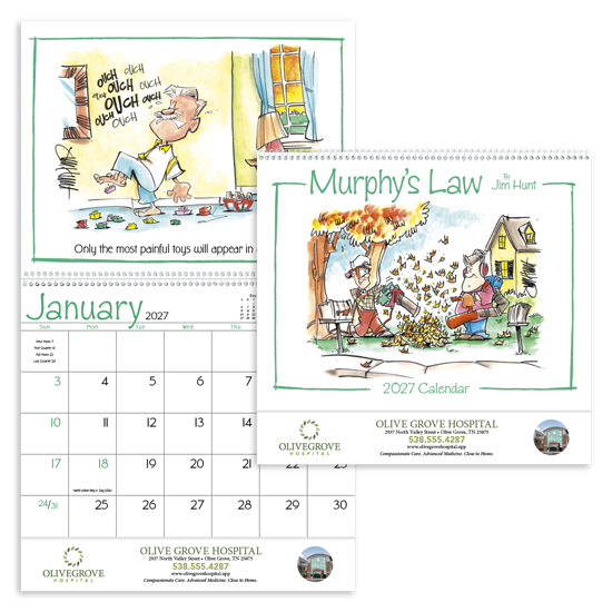 Produit promotionnel Murphy's Law Calendar