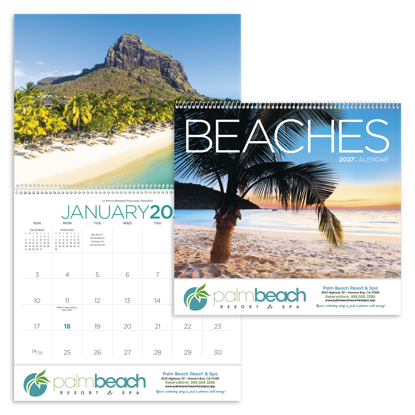 Produit promotionnel Beaches Calendar
