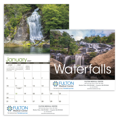 Produit promotionnel Waterfalls Calendar
