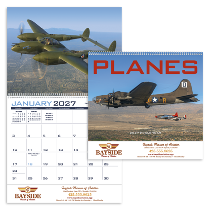 Produit promotionnel Planes Calendar