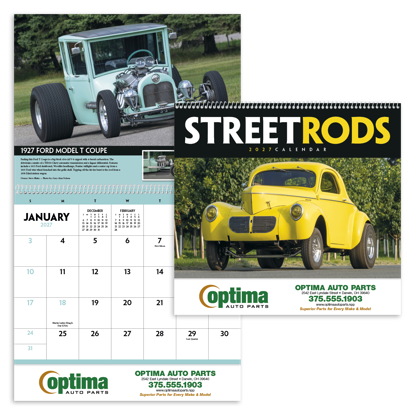 Produit promotionnel Street Rods Calendar
