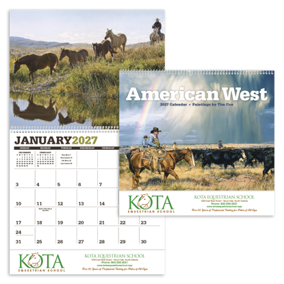 Produit promotionnel American West by Tim Cox Calendar