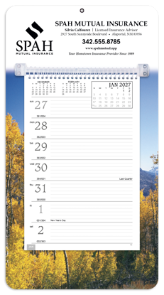 Produit promotionnel Full-Color Weekly Memo Calendar