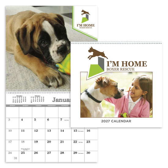 Produit promotionnel Custom Single Image Appointment Calendar