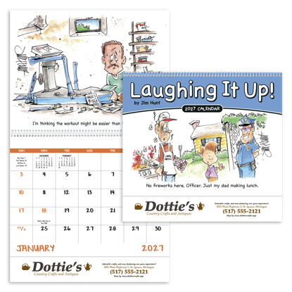 Produit promotionnel Laughing It Up! - Spiral Calendar