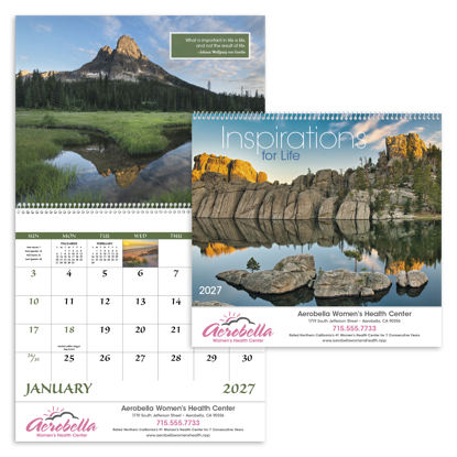 Produit promotionnel Inspirations for Life - Spiral Calendar