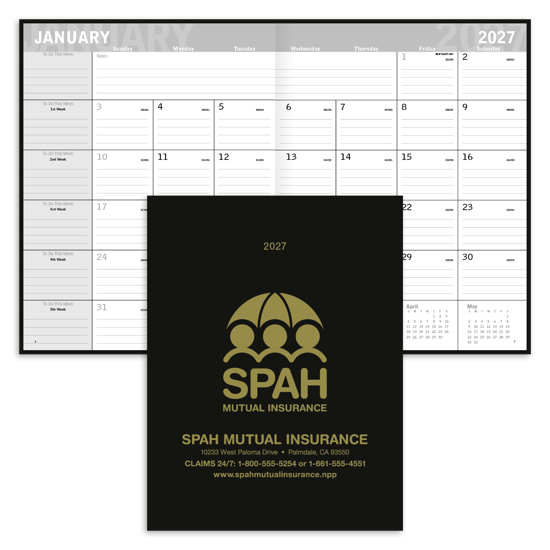 Produit promotionnel Classic Monthly Planner