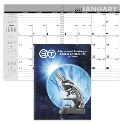 Produit promotionnel Standard Year Desk Planner with Custom Cover