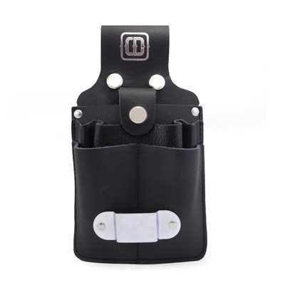 Étui utilitaire en cuir riveté