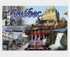 CARTES POSTALES MULTI-VUES QUÉBEC (COUVERTURE CALENDRIER)