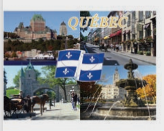 CARTES POSTALES CHÂTEAU / FONTAINE / CALÈCHE QUÉBEC