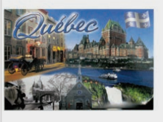 CARTES POSTALES 6 VUES QUÉBEC