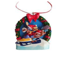 Déco. de Noël Orignal / Castor sur Motoneige