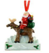 Déco. de Noël Père Noël sur Orignal 2"