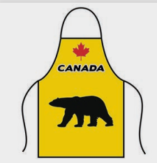 TABLIER JAUNE TRAVERSE / OURS POLAIRE / CANADA