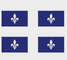 DRAPEAU POLYESTER QUÉBEC 24"X36" (FORMAT BATEAU)