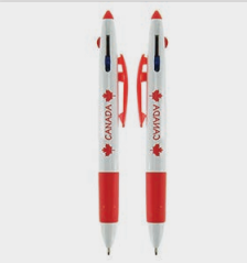 STYLO ROUGE 3 COULEURS CANADA