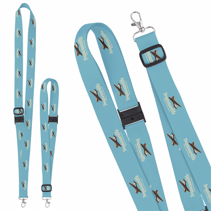 Produit promotionnel 1" Adjustable Polyester 4 Color Lanyard