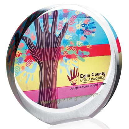 Produit promotionnel Radiant Orbit Award - Medium