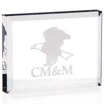 Produit promotionnel Crystal Paperweight