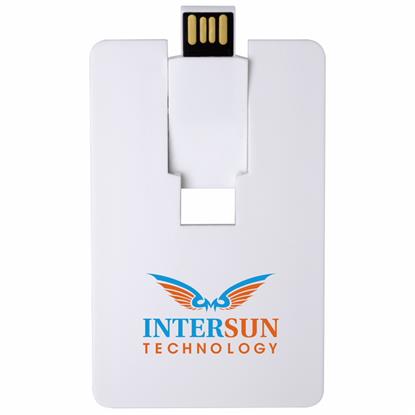 Produit promotionnel 1 GB Flip Card USB 2.0 Flash Drive