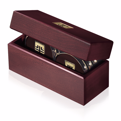 Produit promotionnel Six Coasters with Solid Cherry Chest