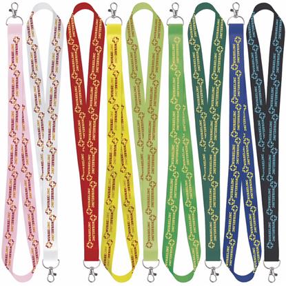 Produit promotionnel 1" Satin Screen Print Lanyard