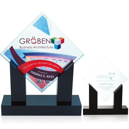 Produit promotionnel Diamond Jade Award with Black Base