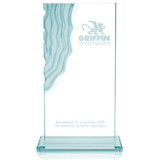 Produit promotionnel Jade Sculpted Waterfall Award