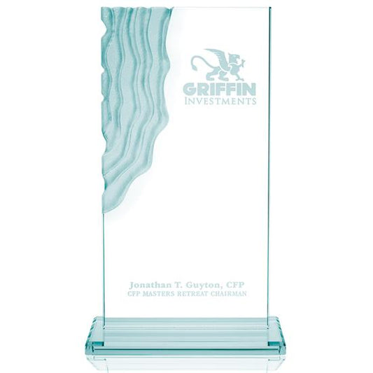 Produit promotionnel Jade Sculpted Waterfall Award