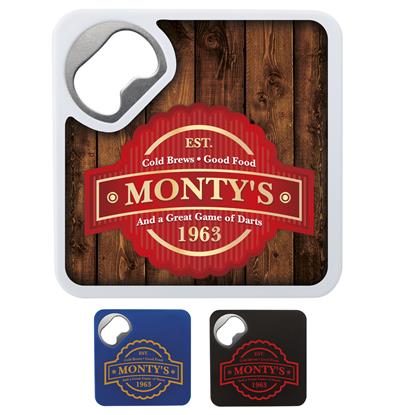 Produit promotionnel Bottle Opener Coaster