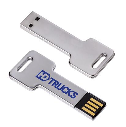 Produit promotionnel 4 GB Silver Key USB 2.0 Flash Drive