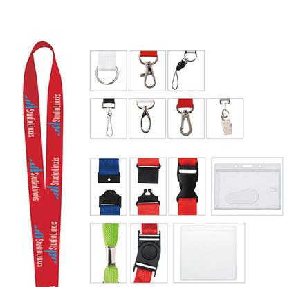 Produit promotionnel 1" Polyester Woven Lanyard