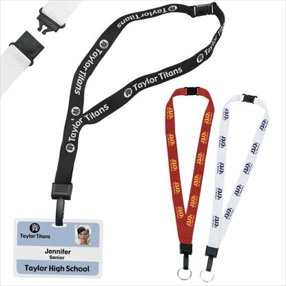 Produit promotionnel 3/4" Breakaway Lanyard with Key Ring