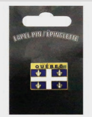 ÉPINGLETTE DRAPEAU QUÉBEC