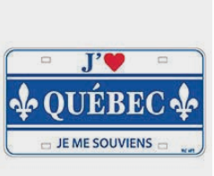 AIMANT MÉTAL "J'AIME QUÉBEC"