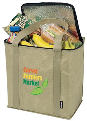 Produit promotionnel Zippered Insulated Grocery Tote