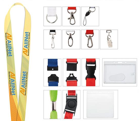 Produit promotionnel 1" Polyester 4 Color Lanyard